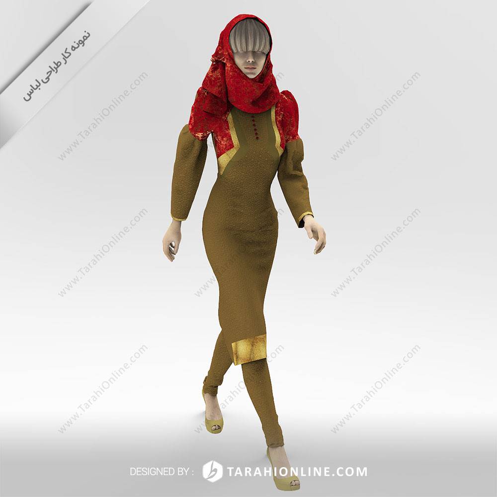 طراحی لباس محلی